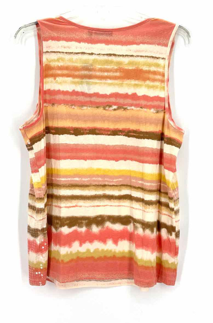 Size 0X APT 9 Pink Sequined Shirt