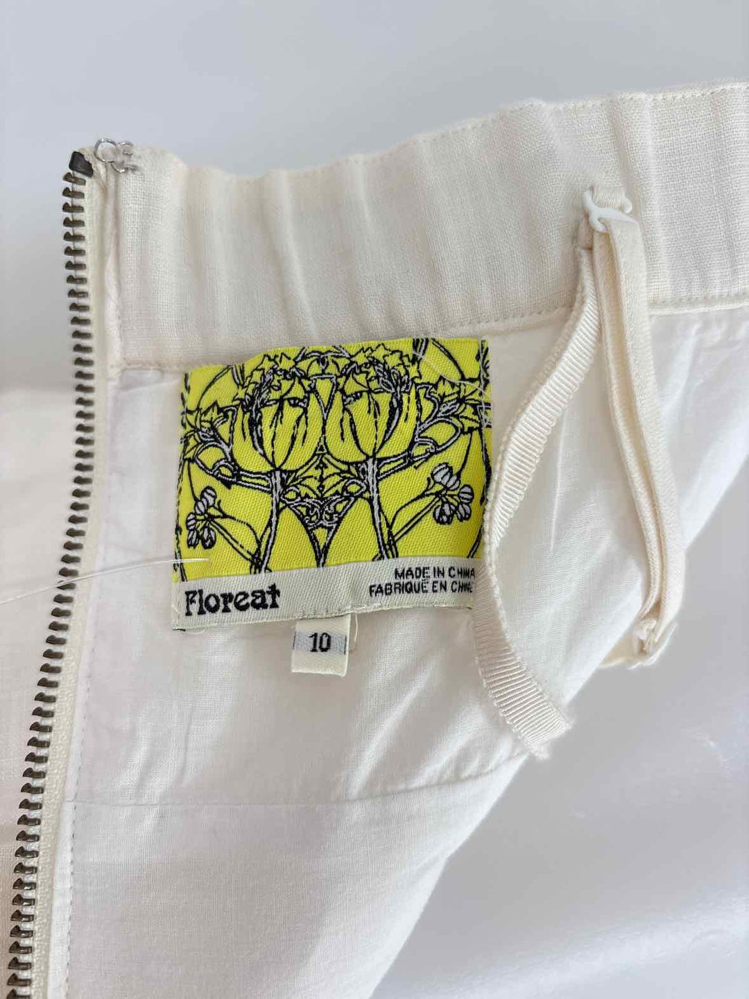 Size 10 FLOREAT Cream Dress