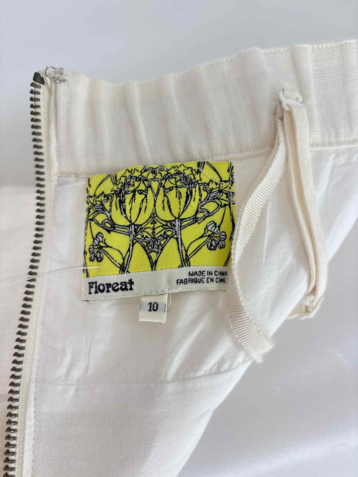 Size 10 FLOREAT Cream Dress