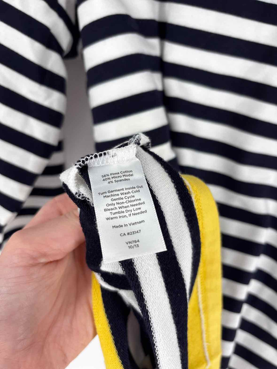Size L Talbots Navy Print Jacket