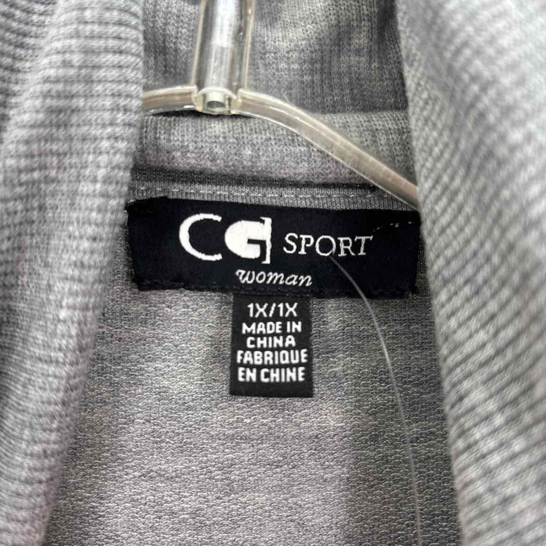 Size 1X Gray Cardigan