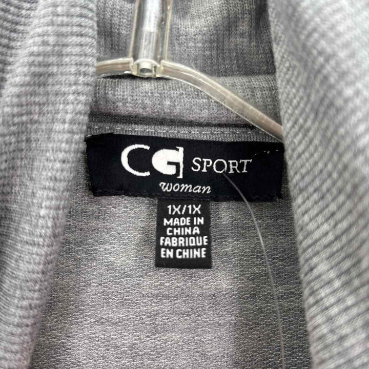 Size 1X Gray Cardigan