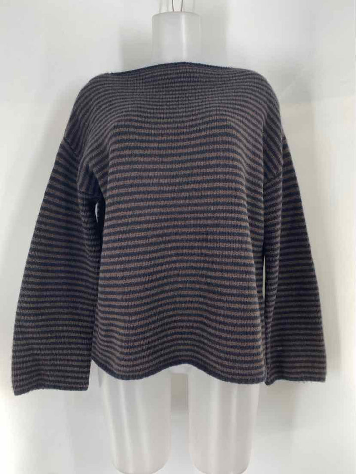 Size M MASSIMO DUTTI Brown Print Sweater