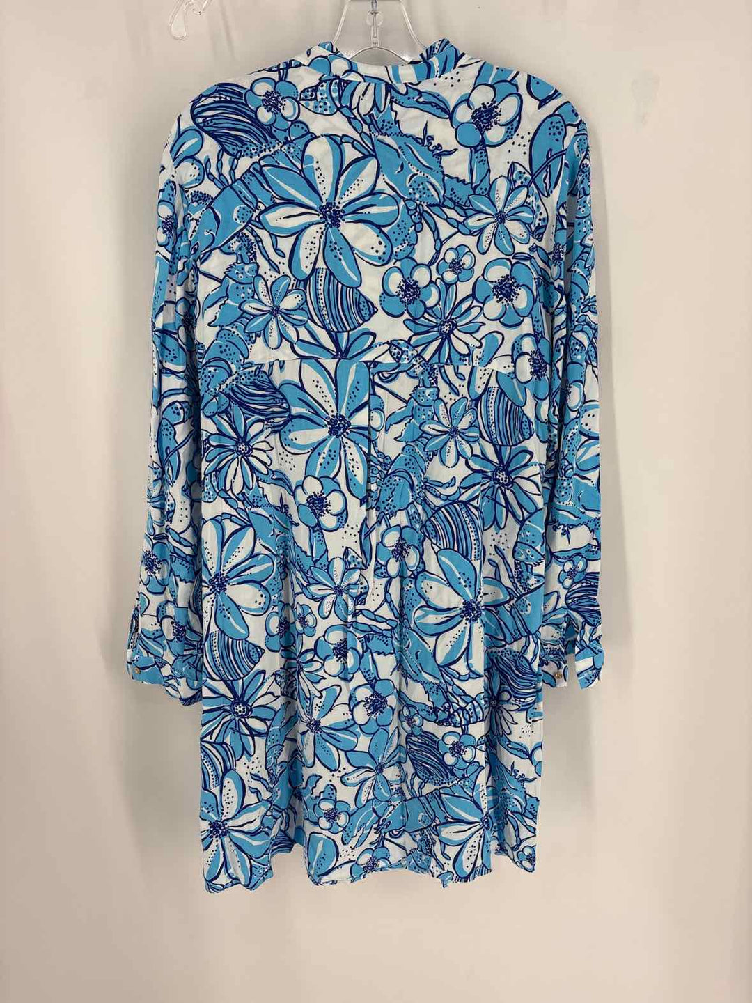 Size L Lilly Pulitzer Blue Print Dress