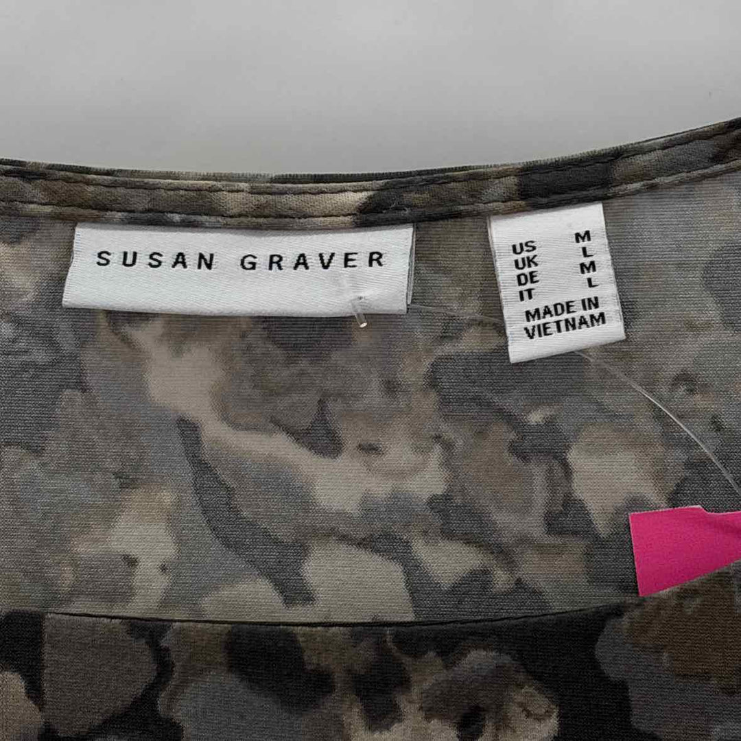 Size M SUSAN GRAVER Multi-Color Shirt