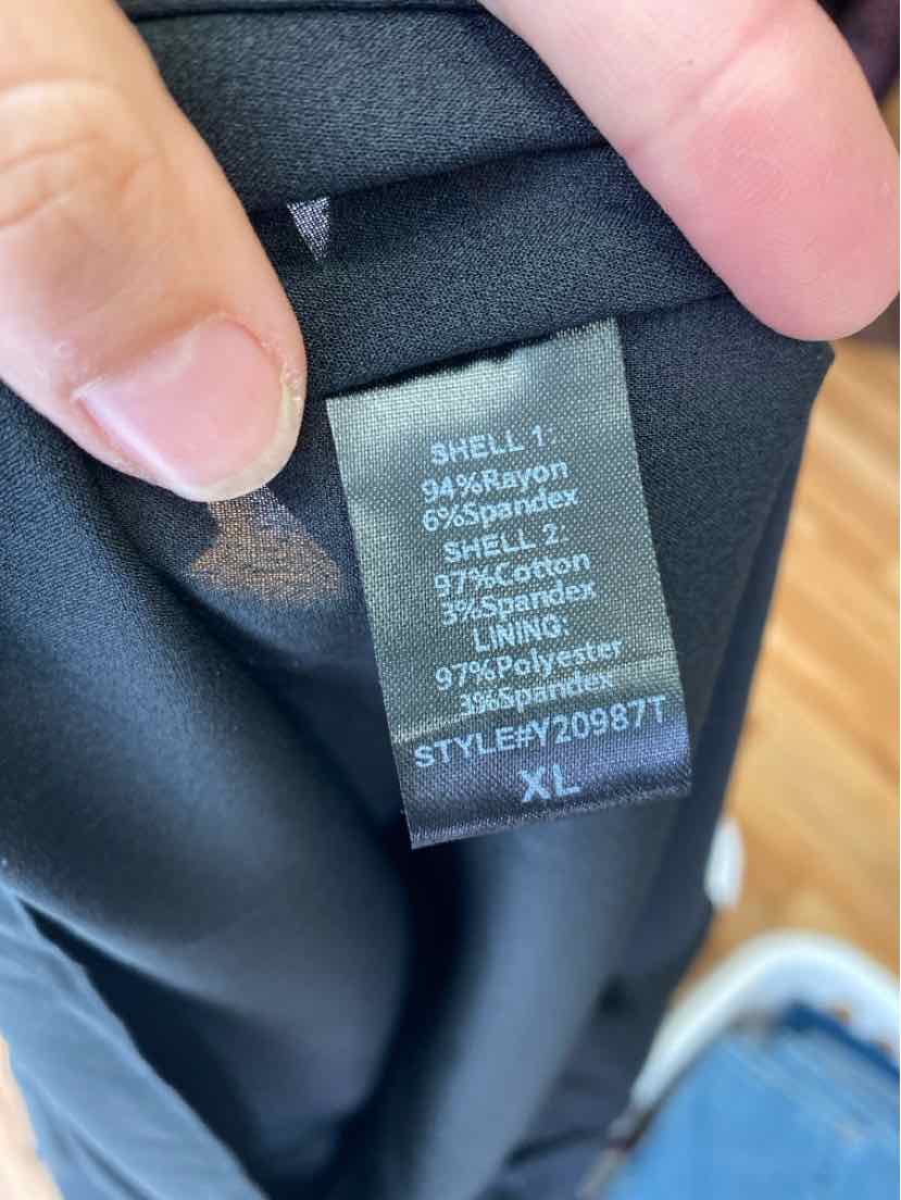 Size XL TUCKERNUCK Black Dress