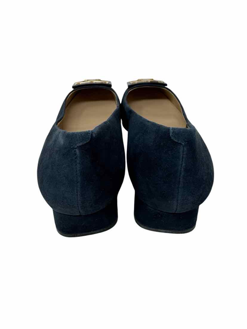 Shoe Size 8.5 Tory Burch Navy Suede Pumps