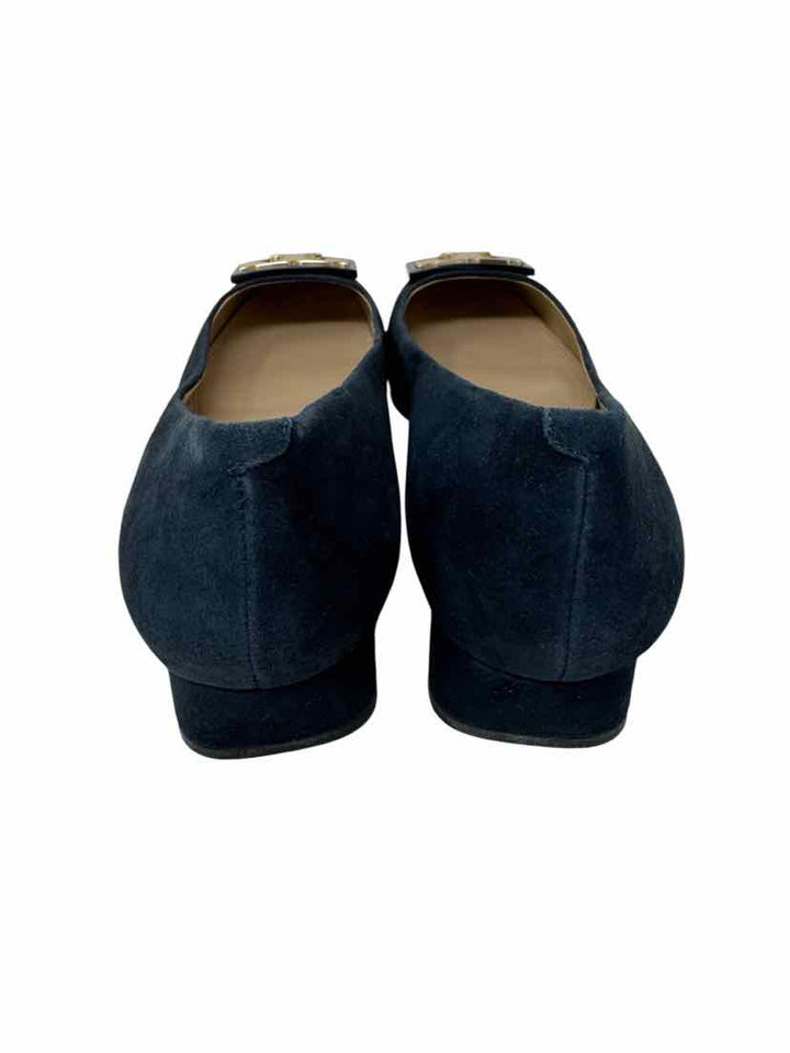 Shoe Size 8.5 Tory Burch Navy Suede Pumps