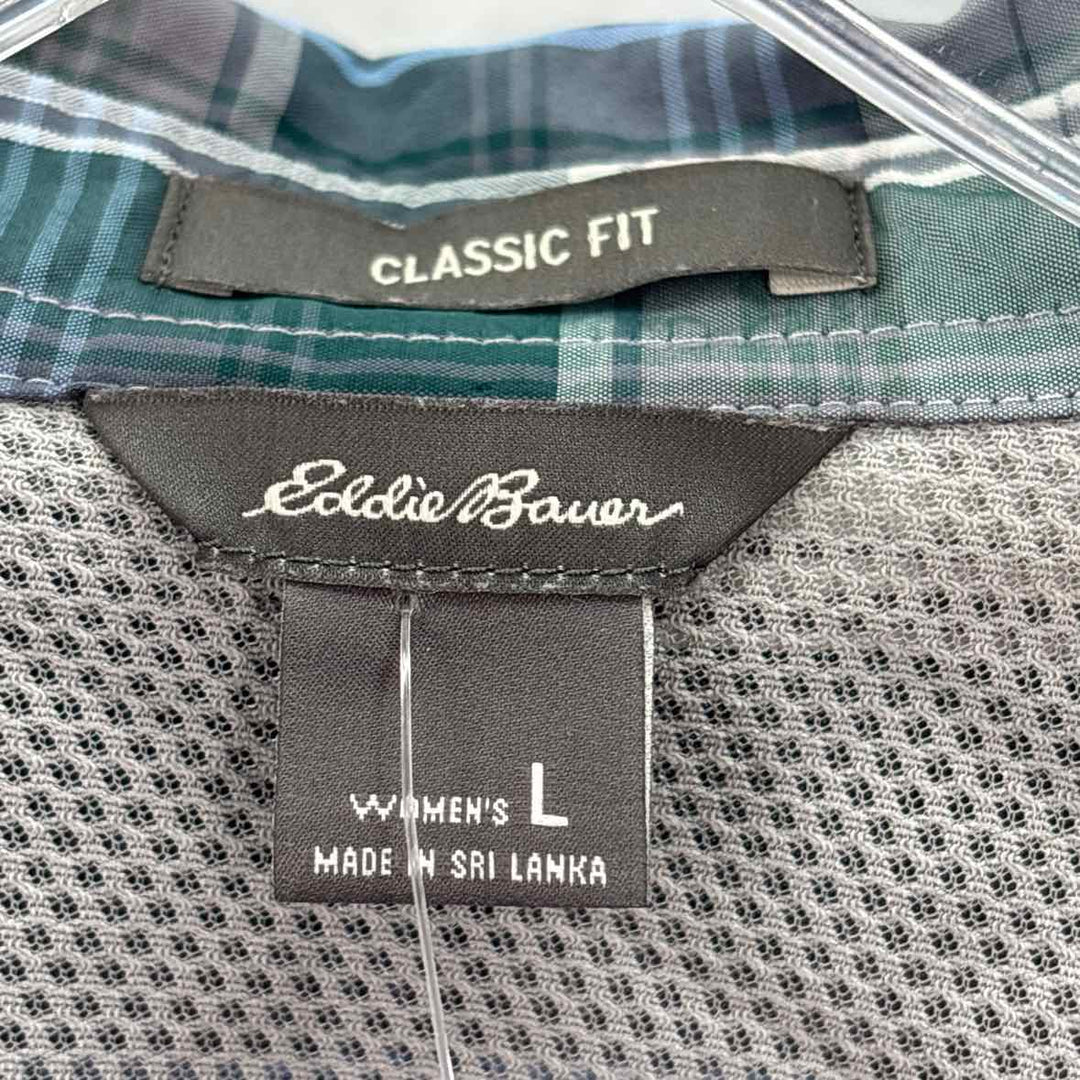Size L EDDIE BAUER Green Shirt