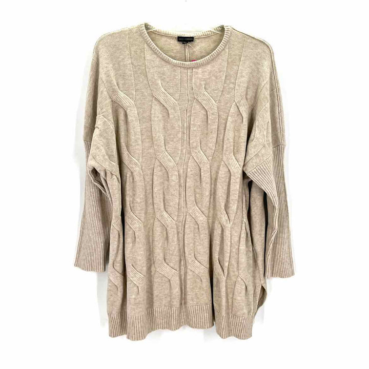 Size L/XL Beige Sweater