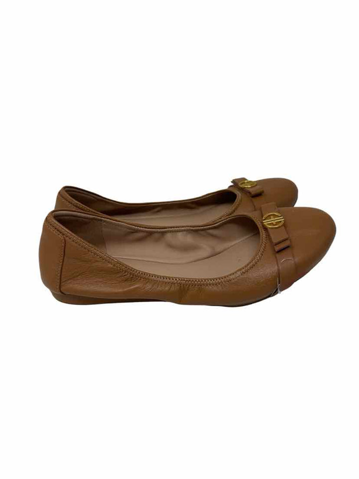 Shoe Size 7.5 Cole Haan Tan Leather Flats