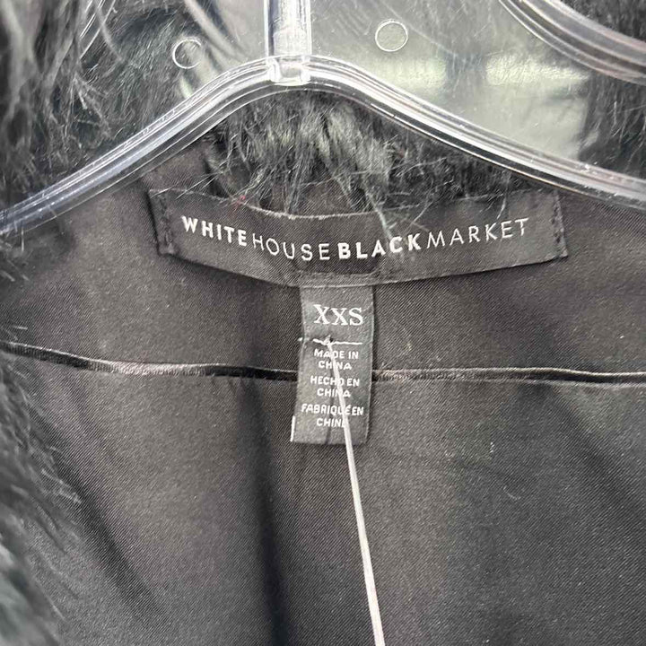 Size XXS White House Black Market Black Vest