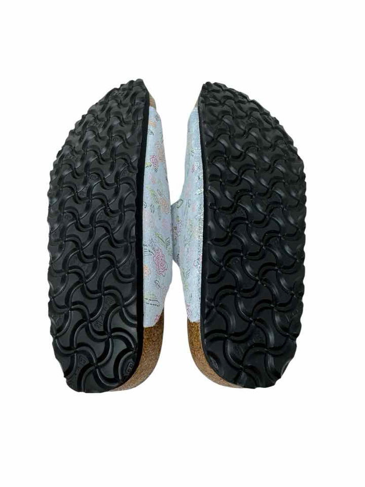 Shoe Size 39 Birkenstock Blue Print Sandals