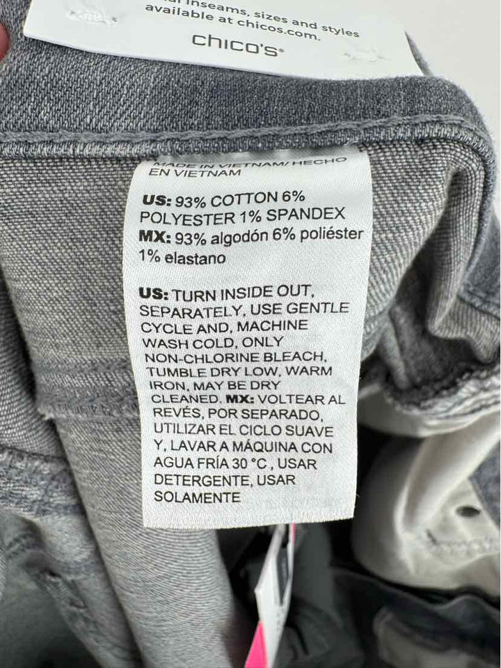 Size L Chico's Gray Pants
