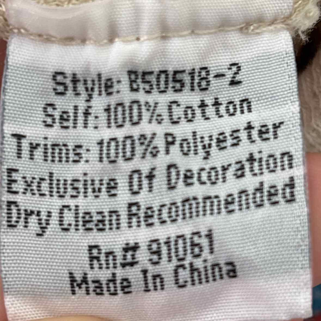 Size M Johnny Was Beige Vest