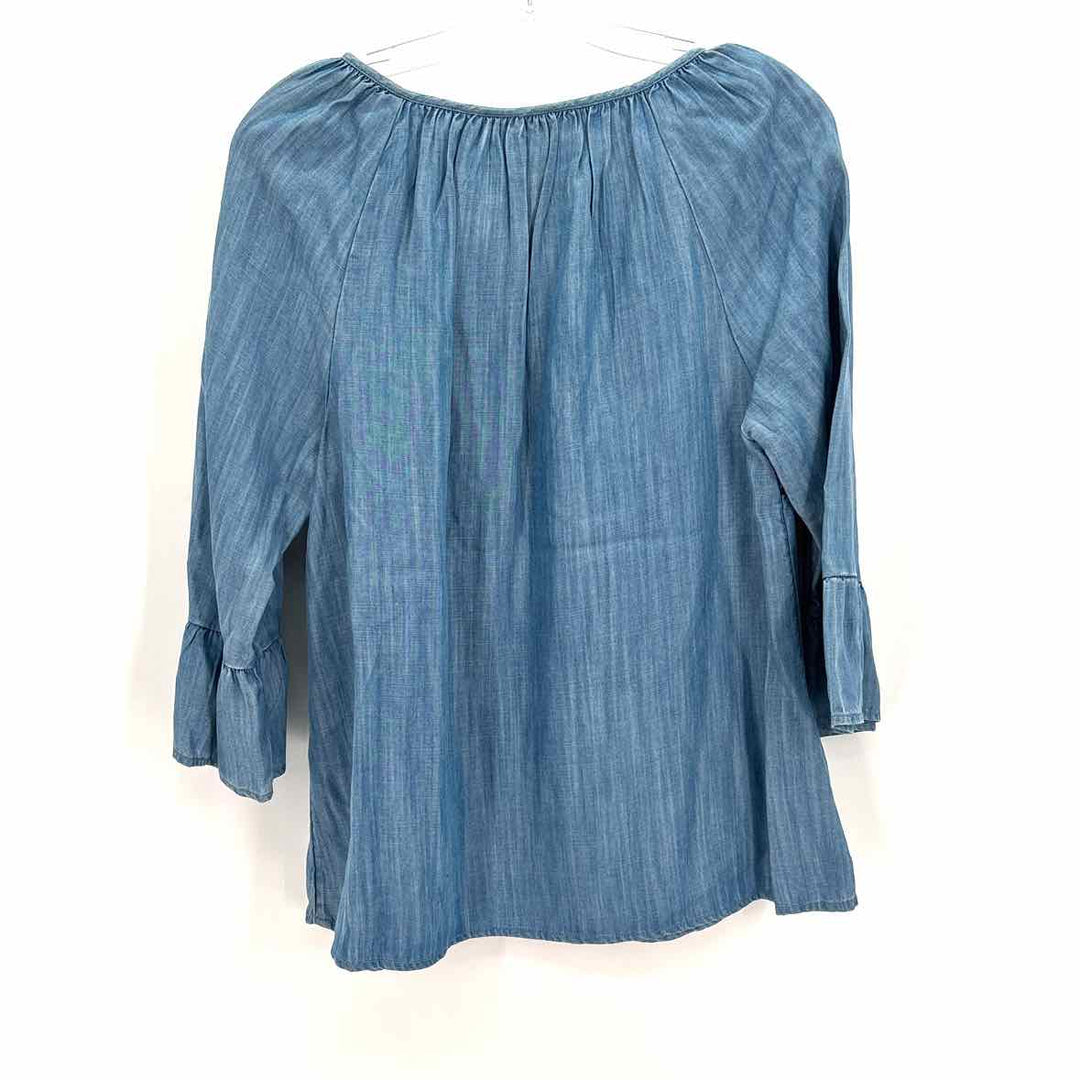 Size M CROWN & IVY Blue Denim Shirt