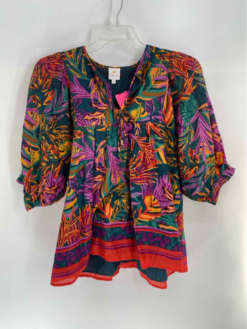 Size M J MARIE Multi-Color Shirt