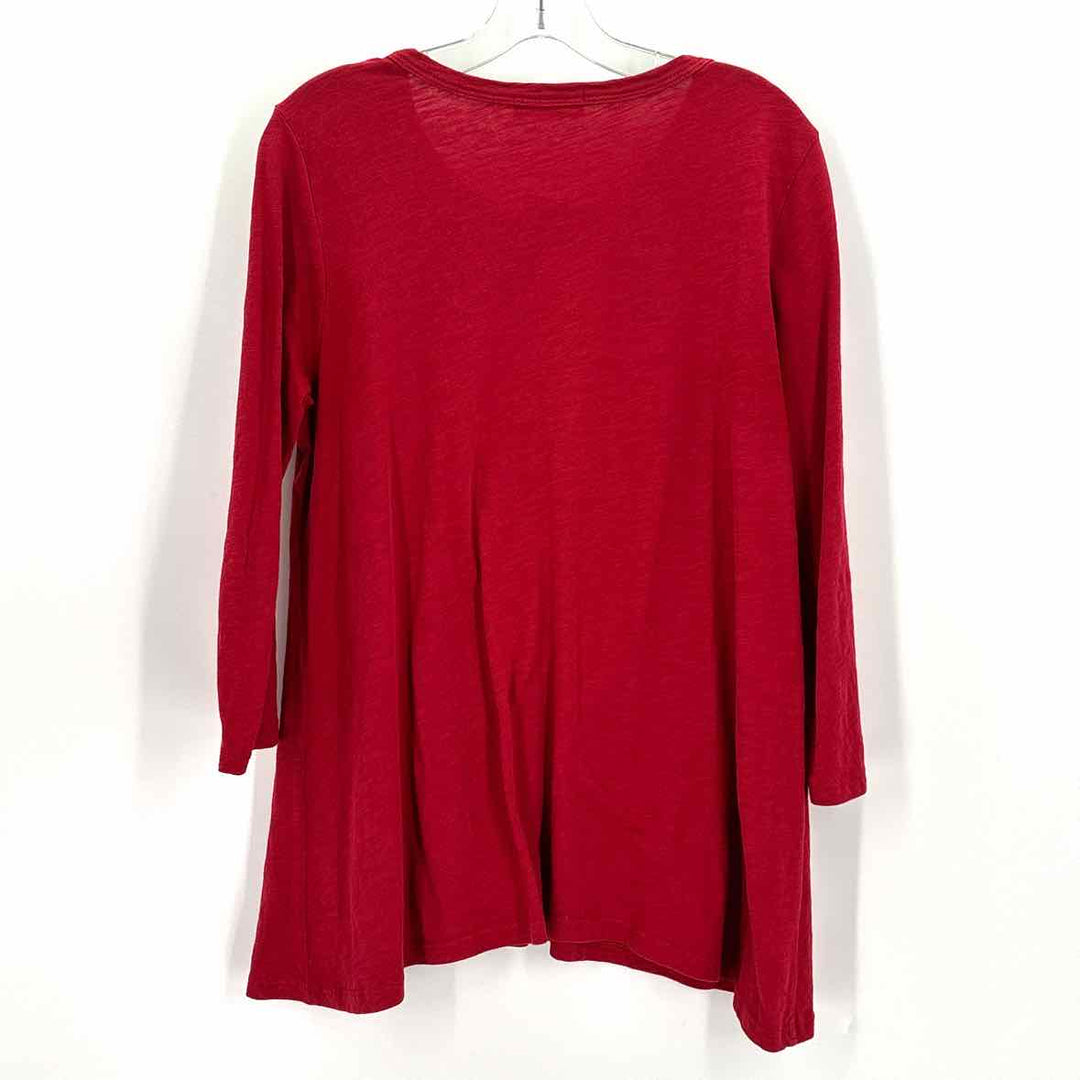 Size M JESS & JANE Red Cotton Shirt