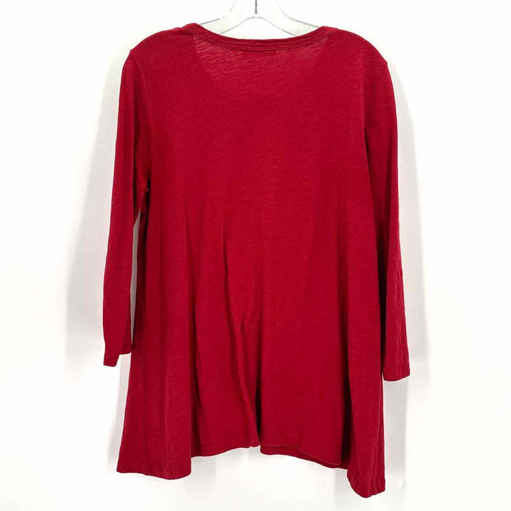 Size M JESS & JANE Red Cotton Shirt