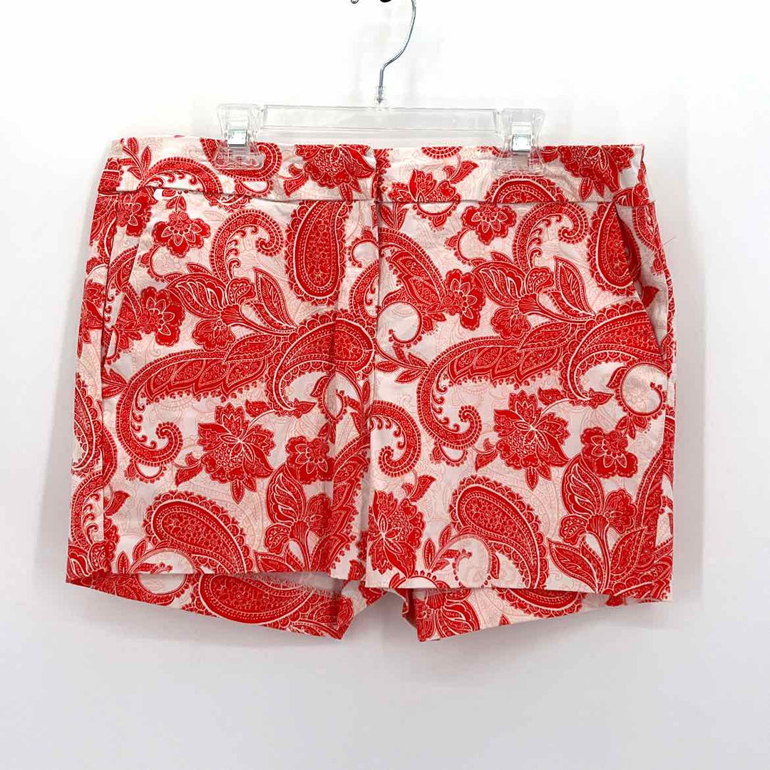 Size 8 Kensie Red Print Shorts