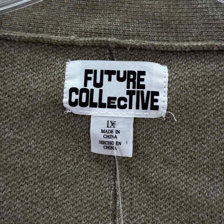 Size 1X Tan Knit Sweater