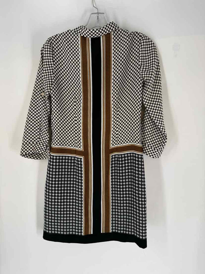 Size XS Ann Taylor Brown Print Dress