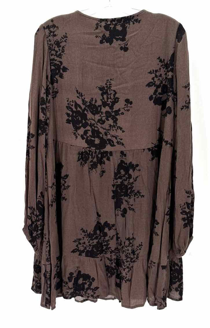 Size M HUDSON GREY Brown Dress