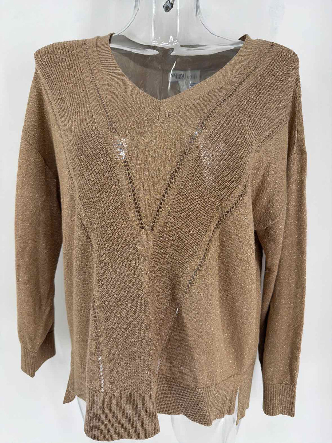 Size XL White House Black Market Gold Sweater
