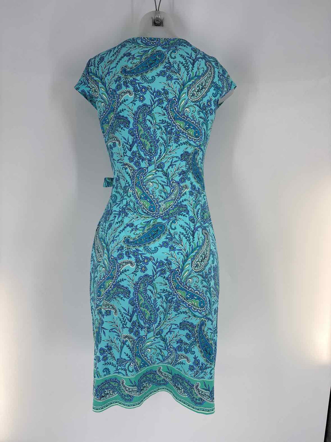 Size XS Talbots Blue Print Dress