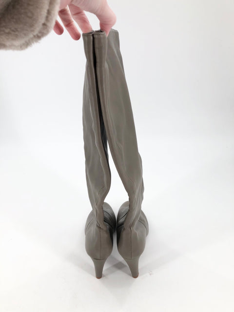 Shoe Size 7.5 ELIE TAHARI Gray Boots