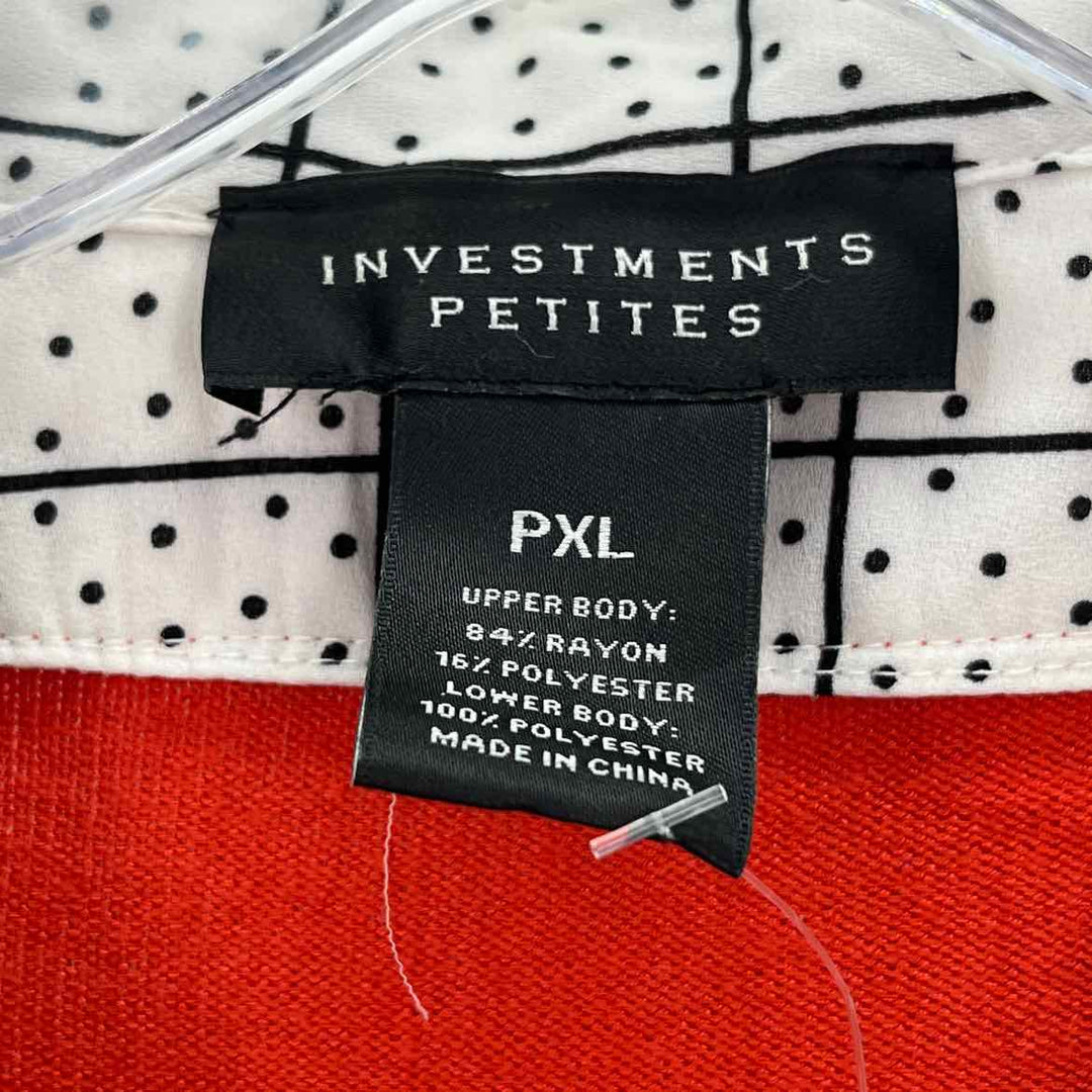 Size XL Investments Orange Sweater