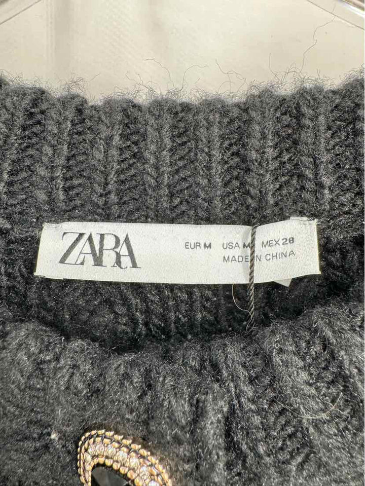 Size M ZARA Black Sweater