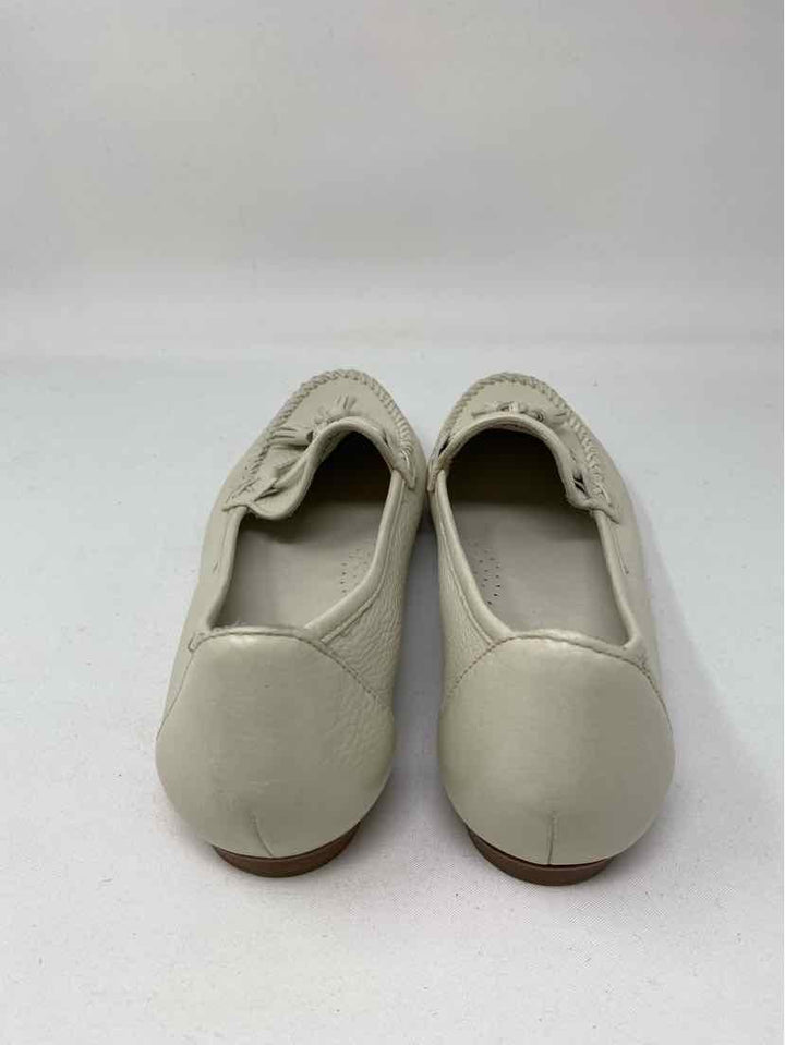 Shoe Size 10 Cole Haan Cream Leather Flats