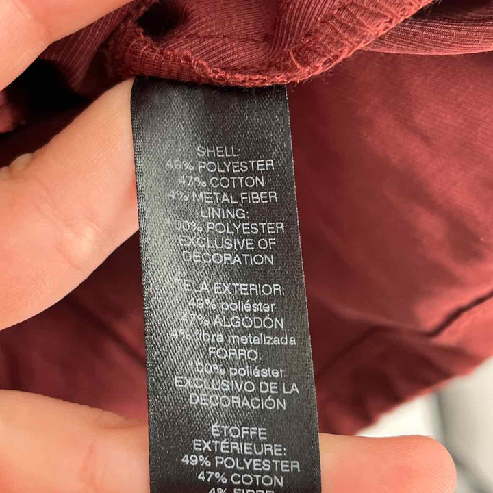 Size 12 White House Black Market Burgundy Jacket