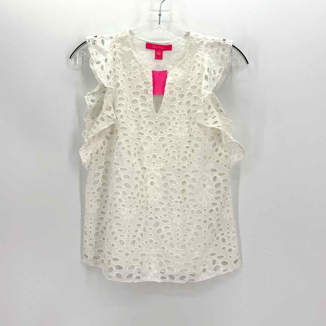 Size XXS Lilly Pulitzer White Shirt