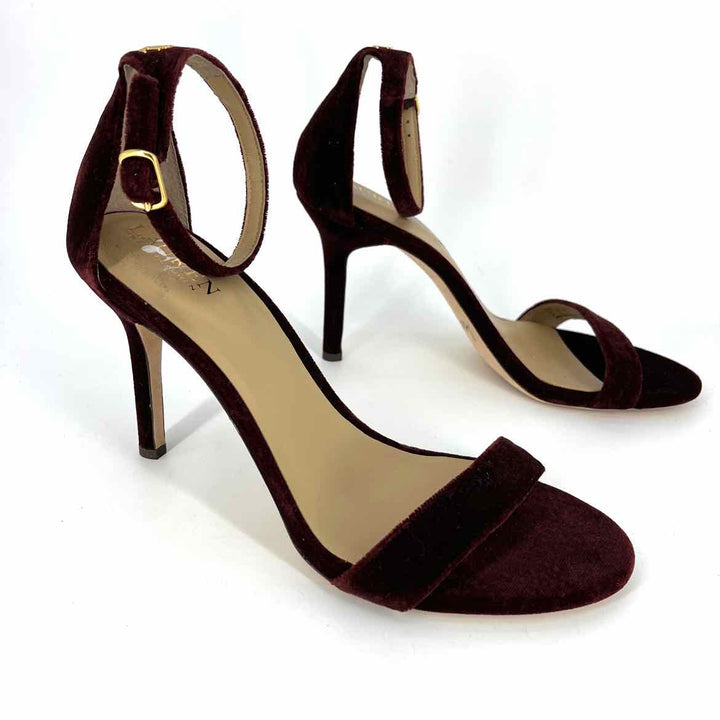 Shoe Size 10 RALPH LAUREN Burgundy Velvet Pumps