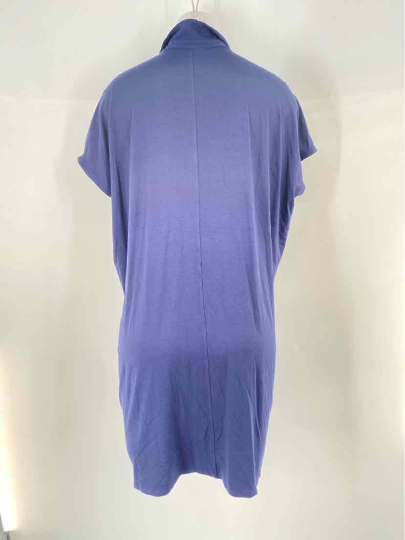 Size L Eileen Fisher Navy Dress