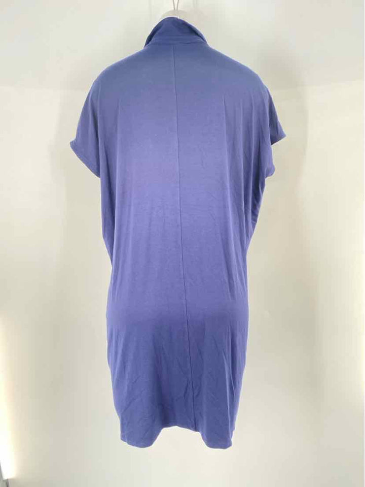 Size L Eileen Fisher Navy Dress