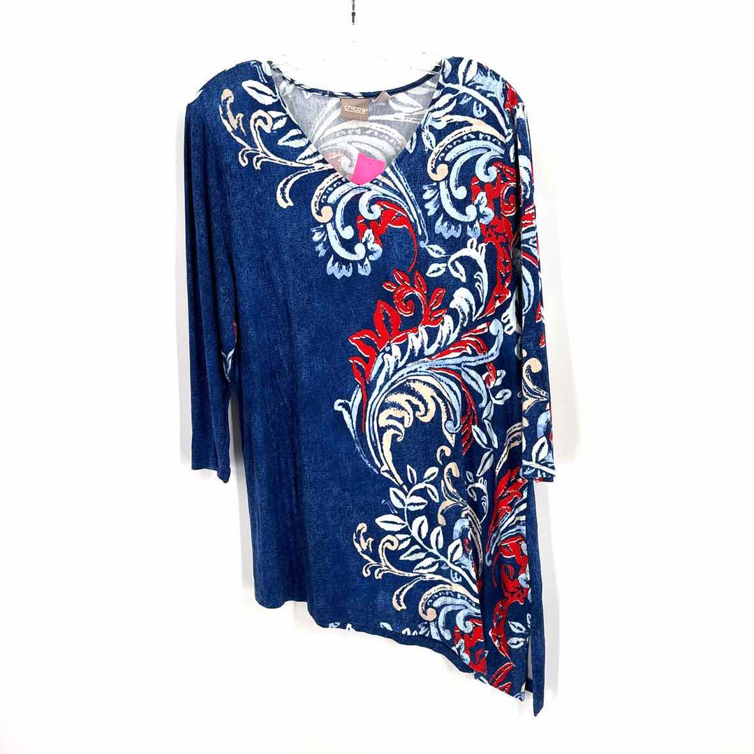 Size L Chico's Blue Shirt