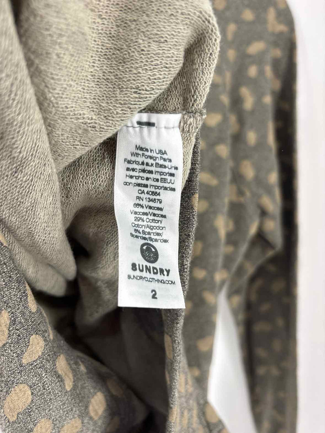 Size S SUNDAY IN BROOKLYN Tan Shirt