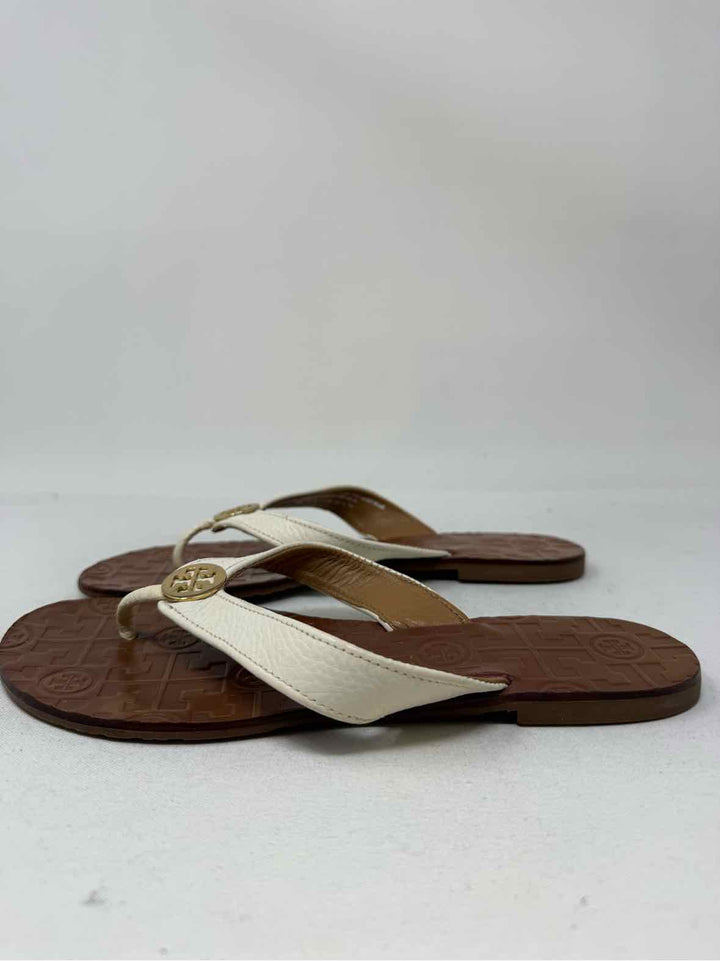 Shoe Size 7 Tory Burch Cream Sandals