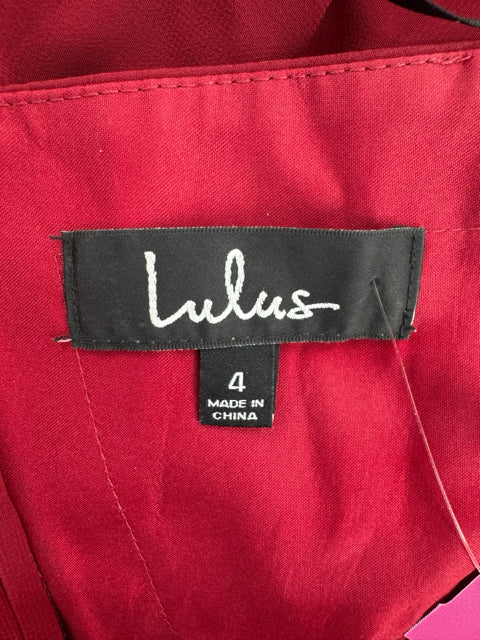 Size 4 Red Dress