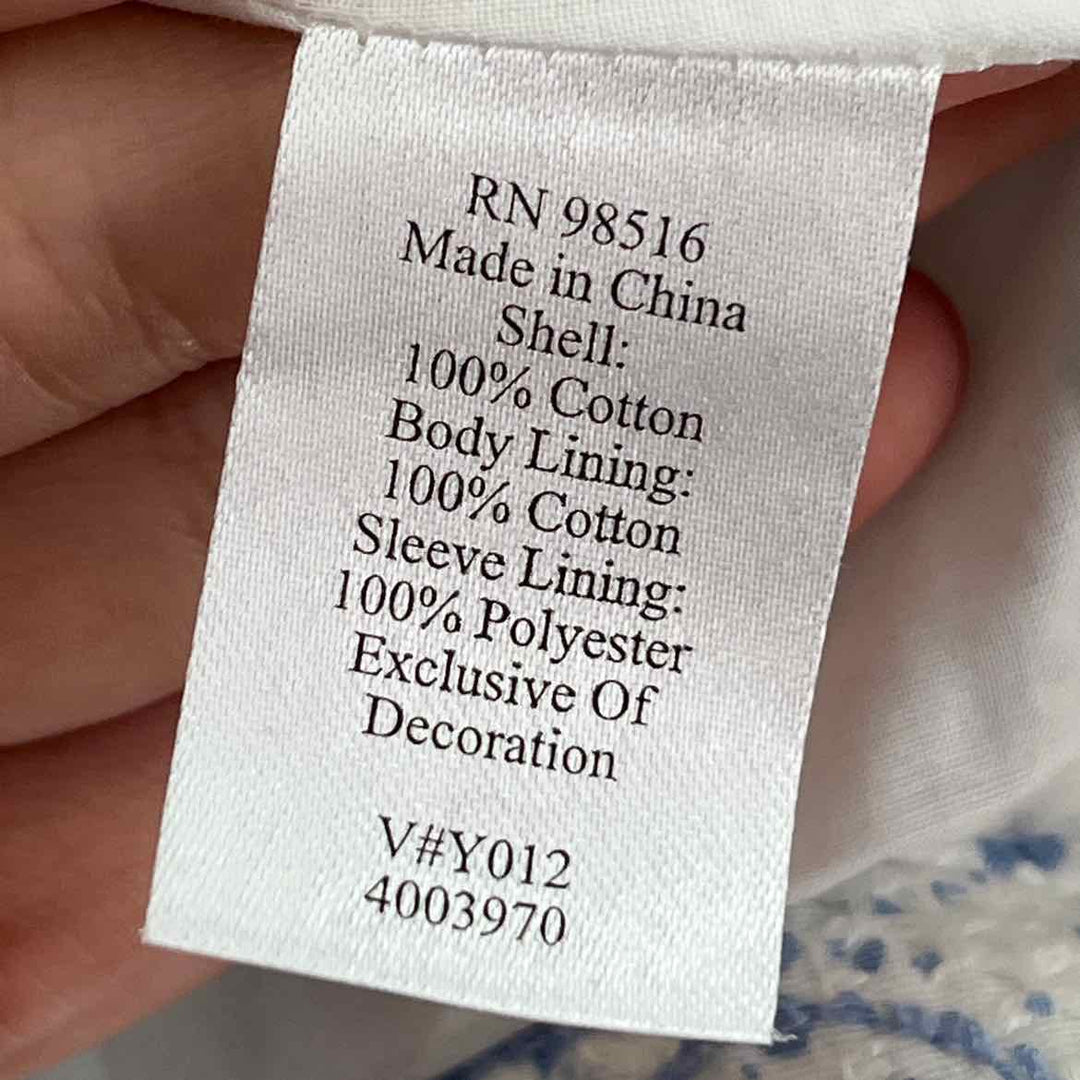 Size 18 Coldwater Creek Blue Print Jacket