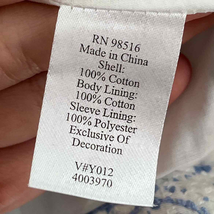 Size 18 Coldwater Creek Blue Print Jacket