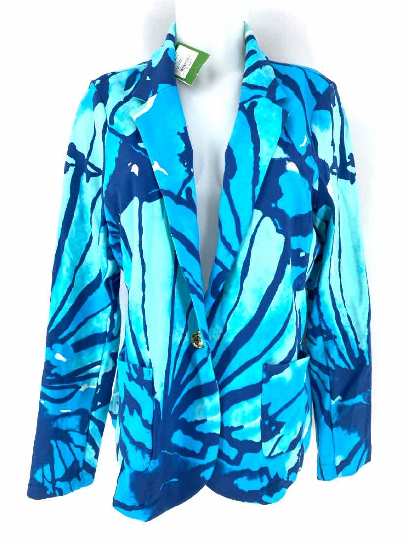 Size XL Lilly Pulitzer Teal Blazer