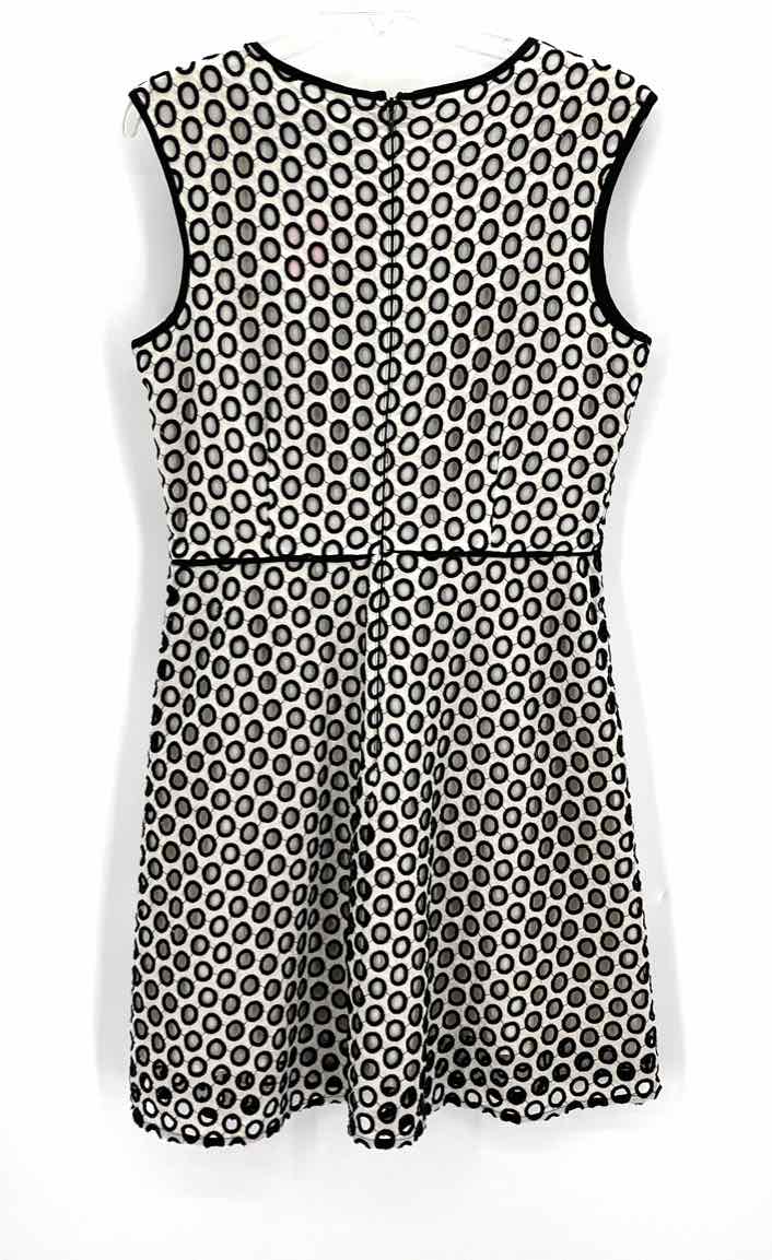 Size 8 J Crew Black/White Dress