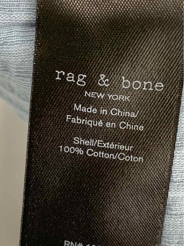 Size M RAG & BONE Blue Shirt