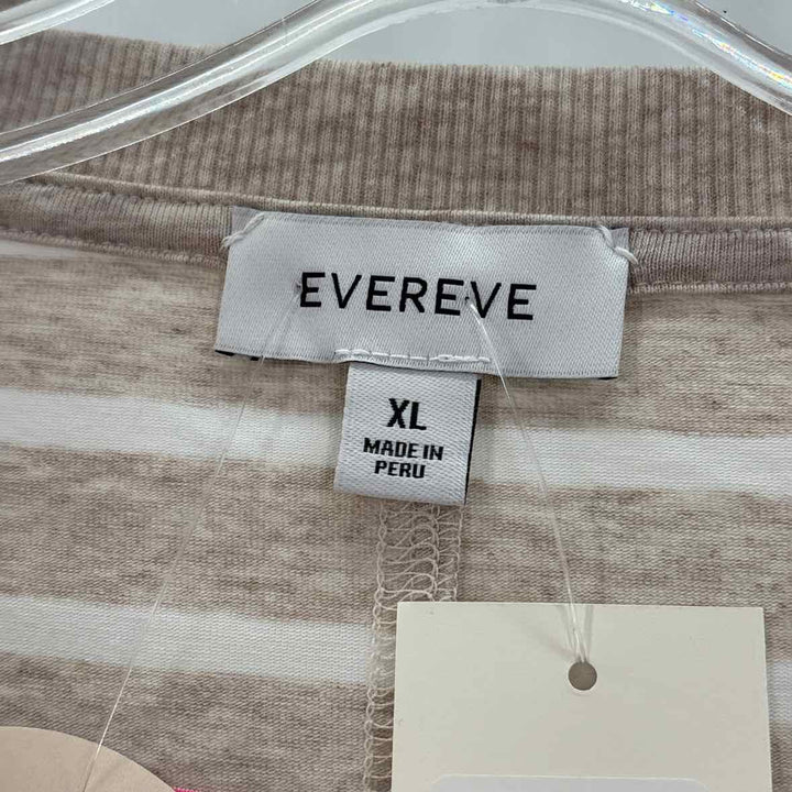 Size XL EVEREVE Beige Knit Shirt