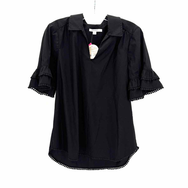 Size M Chico's Black Shirt