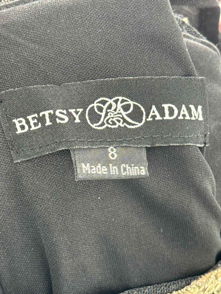Size 8 BETSY ADAMS Black PROM